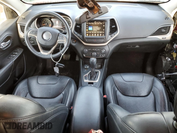 2015 Jeep Cherokee Limited with VIN 1C4PJMDS8FW630837, listed as a Copart auction lot 52094015 with 97,978 mi miles and Salvage Title. Bid and sale history available at DreamBid. Image 8.