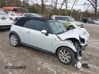 2011 MINI Convertible S with VIN WMWZP3C55BTX82922, listed as a IAAI auction lot 41408777 with 82,764 mi miles and . Bid and sale history available at DreamBid. Image 1.
