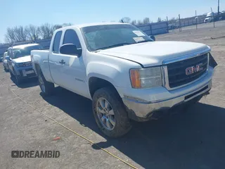 2009 GMC Sierra 1500 SLE with VIN 1GTEK29089Z267703, listed as a IAAI auction lot 41811975 with 250,825 mi miles. Bid and sale history available at carsss.com. Image 1.