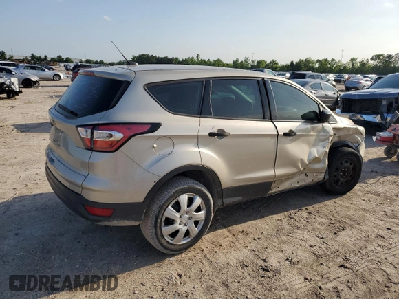 2018 Ford Escape S with VIN 1FMCU0F73JUA30332, listed as a Copart auction lot 56259075 with 62,506 mi miles and Salvage title. Bid and sale history available at DreamBid. Image 3.
