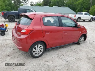 2017 Mitsubishi Mirage SE with VIN ML32A4HJ9HH015901, listed as a Copart auction lot 58991815 with 94,973 mi miles and Salvage title. Bid and sale history available at DreamBid. Image 3.