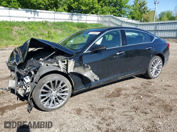 2020 Cadillac CT5 Premium Luxury z VIN 1G6DT5RK9L0156121, wystawiony jako Copart lot #57430325 z przebiegiem 40 815 mil mil oraz Czysty tytuł • Clean title. Historia ofert i sprzedaży dostępna na DreamBid. Obrazek 1.