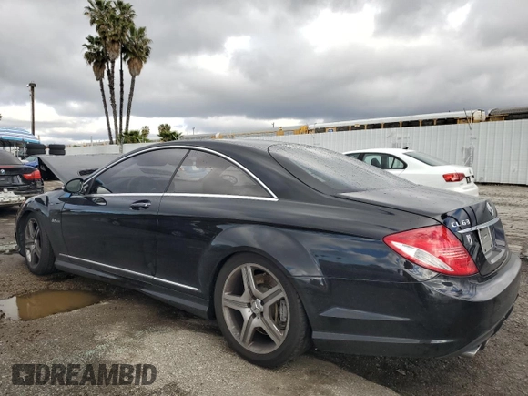 2008 Mercedes-Benz CL-Class V8 AMG with VIN WDDEJ77X78A008087, listed as a Copart auction lot 48057265 with 53,742 mi miles and Salvage Title. Bid and sale history available at carsss.com. Image 2.