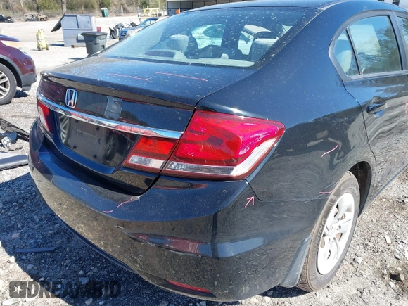 2015 Honda Civic Sedan LX with VIN 19XFB2E57FE061088, listed as a IAAI auction lot 41815595 with 157,248 mi miles. Bid and sale history available at carsss.com. Image 22.