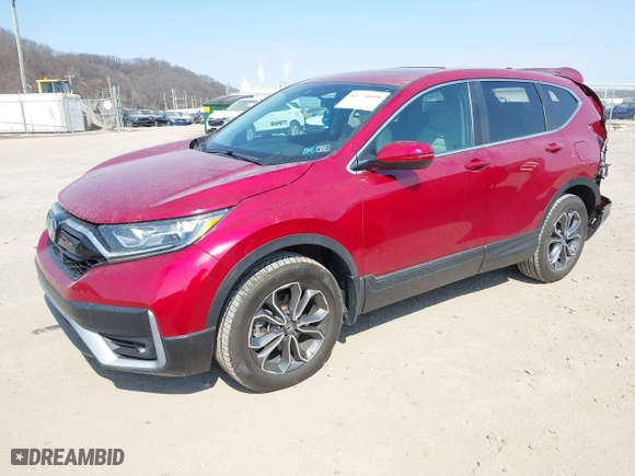 2020 Honda CR-V EX with VIN 5J6RW2H55LL030481, listed as a IAAI auction lot 41774099 with 20,525 mi miles. Bid and sale history available at carsss.com. Image 18.