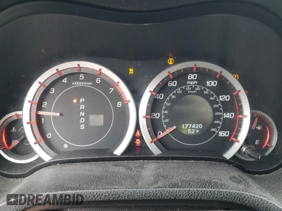 2012 Acura TSX Special Edition with VIN JH4CU2F82CC016194, listed as a Copart auction lot 47298005 with 177,420 mi miles and Clean Title. Bid and sale history available at carsss.com. Image 9.