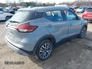 2023 Nissan Kicks SV with VIN 3N1CP5CV6PL484091, listed as a IAAI auction lot 41876944 with 10,243 mi miles and . Bid and sale history available at carsss.com. Image 4.