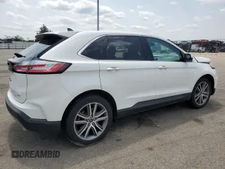 2022 Ford Edge Titanium with VIN 2FMPK4K92NBA96324, listed as a Copart auction lot 60516385 with Not provided miles and Salvage title. Bid and sale history available at DreamBid. Image 3.