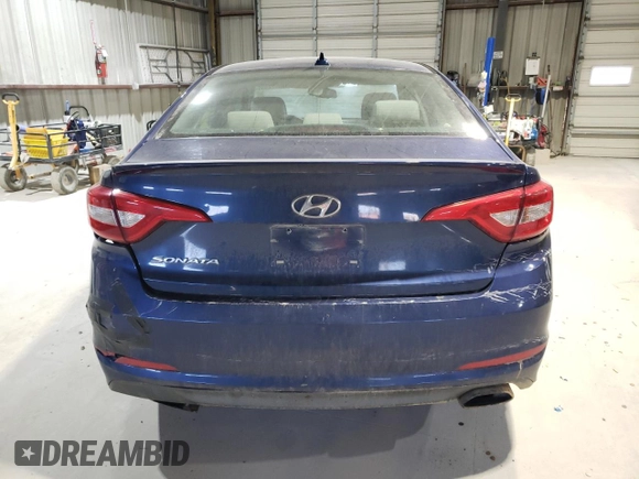 2015 Hyundai Sonata 2.4L SE with VIN 5NPE24AF2FH195816, listed as a Copart auction lot 89172935 with 205,417 mi miles and Salvage Title. Bid and sale history available at carsss.com. Image 6.