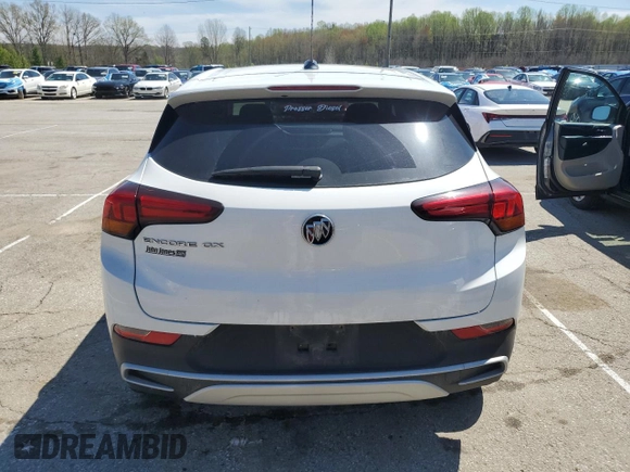 2023 Buick Encore GX Preferred z VIN KL4MMBS20PB023089, wystawiony jako Copart lot #52023105 z przebiegiem 59 065 mil mil oraz Szkoda całkowita • Salvage title. Historia ofert i sprzedaży dostępna na DreamBid. Obrazek 6.
