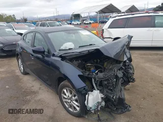 2017 Mazda 3 Sport with VIN 3MZBN1K7XHM110330, listed as a IAAI auction lot 41794249 with 55,536 mi miles. Bid and sale history available at carsss.com. Image 1.