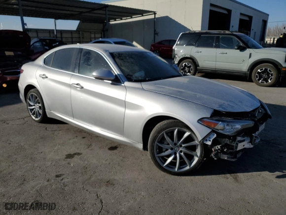 2017 Alfa Romeo Giulia Ti with VIN ZARFAECN4H7552055, listed as a Copart auction lot 88770445 with 62,737 mi miles and Salvage Title. Bid and sale history available at carsss.com. Image 4.