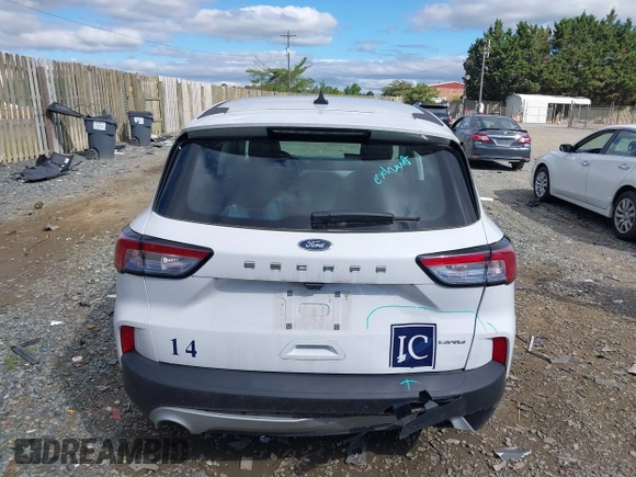 2021 Ford Escape S with VIN 1FMCU9F68MUB14274, listed as a IAAI auction lot 39669971 with 9,504 mi miles and . Bid and sale history available at DreamBid. Image 16.