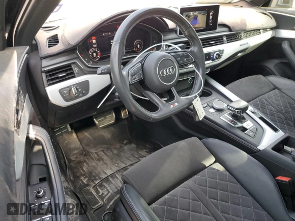 2019 Audi S4 Premium Plus with VIN WAUB4AF40KA034611, listed as a Copart auction lot 75869594 with 57,580 mi miles and Clean Title. Bid and sale history available at carsss.com. Image 8.
