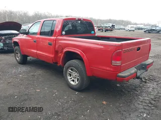 2002 Dodge Dakota Sport with VIN 1B7HG38N52S510495, listed as a IAAI auction lot 41694757 with 254,713 mi miles. Bid and sale history available at carsss.com. Image 3.