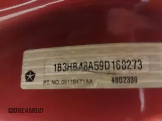 2009 Dodge Caliber SXT with VIN 1B3HB48A59D168273, listed as a IAAI auction lot 41988835 with 200,125 mi miles and . Bid and sale history available at DreamBid. Image 9.