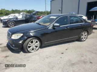 2008 Mercedes-Benz C 300 Sport with VIN WDDGF54X08F124267, listed as a Copart auction lot 57830955 with 167,012 mi miles and Salvage title. Bid and sale history available at DreamBid. Image 1.