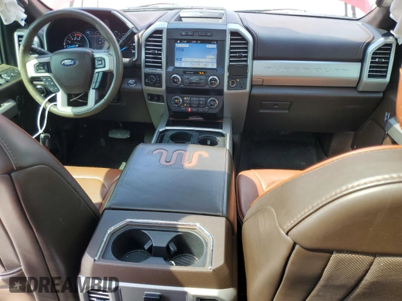 2019 Ford F-250 XL with VIN 1FT7W2BT5KEF75118, listed as a Copart auction lot 54693825 with 121,705 mi miles and Salvage title. Bid and sale history available at DreamBid. Image 8.
