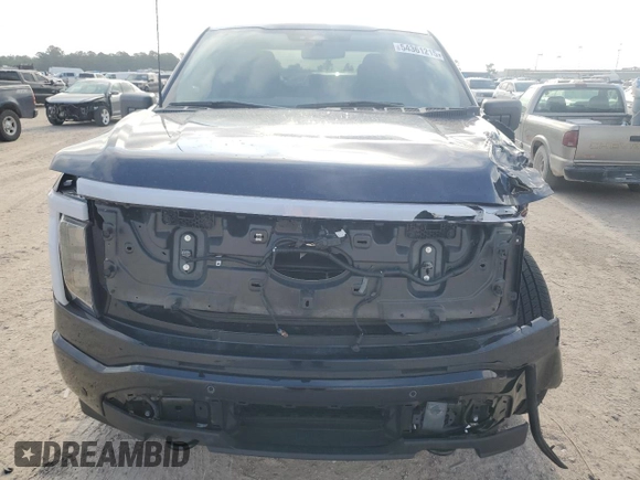 2024 Ford F-150 Lightning Flash with VIN 1FT6W3L7XRWG19735, listed as a Copart auction lot 54361215 with 7,764 mi miles and Salvage Title. Bid and sale history available at DreamBid. Image 5.