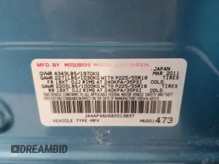 2011 Mitsubishi Outlander Sport SE with VIN JA4AP4AU6BZ013837, listed as a Copart auction lot 47368715 with 141,596 mi miles and Salvage Title. Bid and sale history available at carsss.com. Image 13.