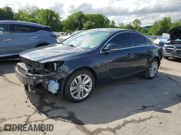 2016 Buick Regal Premium II with VIN 2G4GT5GX1G9192238, listed as a Copart auction lot 59184885 with 71,275 mi miles and Salvage title. Bid and sale history available at DreamBid. Image 1.