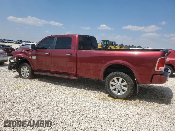 2018 Ram 2500 Laramie Longhorn with VIN 3C6UR5LL6JG409473, listed as a Copart auction lot 64101974 with 73,173 mi miles and Salvage title. Bid and sale history available at DreamBid. Image 2.