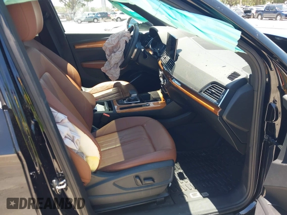 2021 Audi Q5 Premium with VIN WA1AAAFY8M2102459, listed as a IAAI auction lot 42585014 with Not provided miles and . Bid and sale history available at DreamBid. Image 5.