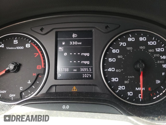 2016 Audi A3 1.8T Premium with VIN WAUA7GFF9G1035075, listed as a Copart auction lot 64584853 with 53,788 mi miles. Bid and sale history available at carsss.com. Image 9.