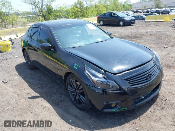 2010 Infiniti G37 x with VIN JN1CV6AR1AM452518, listed as a IAAI auction lot 42130947 with 170,575 mi miles. Bid and sale history available at carsss.com. Image 1.