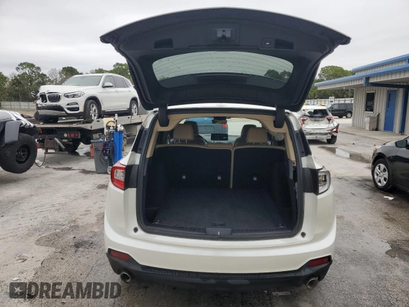 2019 Acura RDX with VIN 5J8TC1H3XKL022552, listed as a Copart auction lot 42450225 with 53,336 mi miles and Salvage Title. Bid and sale history available at carsss.com. Image 6.