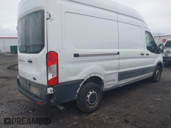 2021 Ford Transit Cargo with VIN 1FTBR1X83MKA49560, listed as a IAAI auction lot 41657997 with 44,518 mi miles and . Bid and sale history available at DreamBid. Image 4.