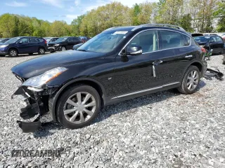 2017 Infiniti QX50 with VIN JN1BJ0RR6HM415158, listed as a Copart auction lot 55575855 with 25,458 mi miles and Salvage title. Bid and sale history available at DreamBid. Image 1.