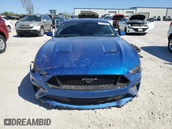 2018 Ford Mustang GT with VIN 1FA6P8CF9J5185194, listed as a Copart auction lot 53292065 with 59,128 mi miles and Salvage title. Bid and sale history available at DreamBid. Image 5.
