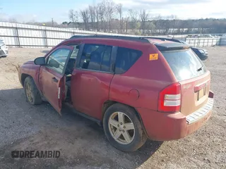 2007 Jeep Compass Sport with VIN 1J8FT47W17D190308, listed as a IAAI auction lot 41605793 with 1 mi miles. Bid and sale history available at carsss.com. Image 3.