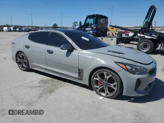 2019 Kia Stinger GT1 with VIN KNAE45LCXK6066467, listed as a Copart auction lot 87262144 with 106,033 mi miles and Clean Title. Bid and sale history available at DreamBid. Image 4.