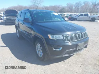 2018 Jeep Grand Cherokee Laredo E with VIN 1C4RJFAG4JC267676, listed as a IAAI auction lot 41757745 with 108,123 mi miles. Bid and sale history available at carsss.com. Image 1.
