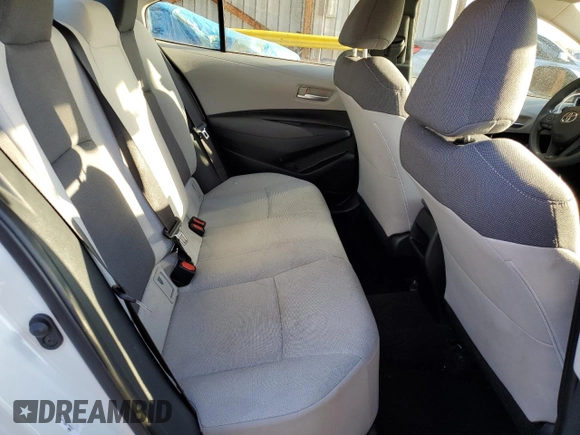 2020 Toyota Corolla L with VIN 5YFDPRAE3LP008647, listed as a Copart auction lot 53513775 with 50,960 mi miles and Salvage Title. Bid and sale history available at carsss.com. Image 11.