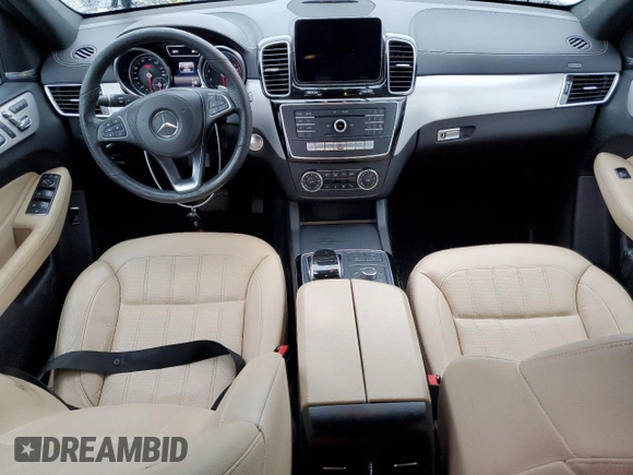 2017 Mercedes-Benz GLS 450 with VIN 4JGDF6EE5HA899091, listed as a Copart auction lot 38212164 with 64,558 mi miles and . Bid and sale history available at DreamBid. Image 8.