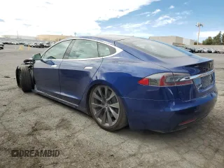2020 Tesla Model S Long Range with VIN 5YJSA1E20LF415038, listed as a Copart auction lot 48950225 with 61,946 mi miles and Salvage title. Bid and sale history available at DreamBid. Image 2.