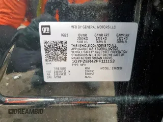 2023 Cadillac XT4 FWD Sport with VIN 1GYFZER42PF111153, listed as a Copart auction lot 60546315 with 41,462 mi miles and Salvage title. Bid and sale history available at DreamBid. Image 14.