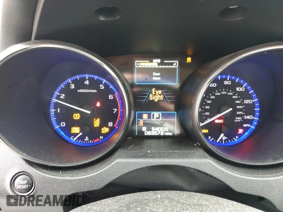 2019 Subaru Outback Premium with VIN 4S4BSAFC0K3305666, listed as a Copart auction lot 86505324 with 83,572 mi miles and Salvage title. Bid and sale history available at DreamBid. Image 9.