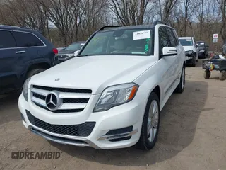 2015 Mercedes-Benz GLK with VIN WDCGG8JB8FG437814, listed as a IAAI auction lot 41856759 with 87,565 mi miles. Bid and sale history available at carsss.com. Image 2.
