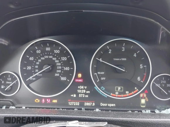 2014 BMW 3 Series 328d with VIN WBA3D3C58EK154345, listed as a IAAI auction lot 41492259 with 127,232 mi miles and . Bid and sale history available at carsss.com. Image 7.