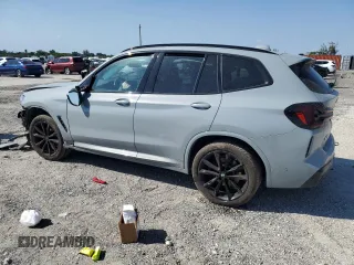 2024 BMW X3 xDrive30i with VIN 5UX53DP06R9U94835, listed as a Copart auction lot 48627865 with 0 mi miles and Salvage Title. Bid and sale history available at carsss.com. Image 2.