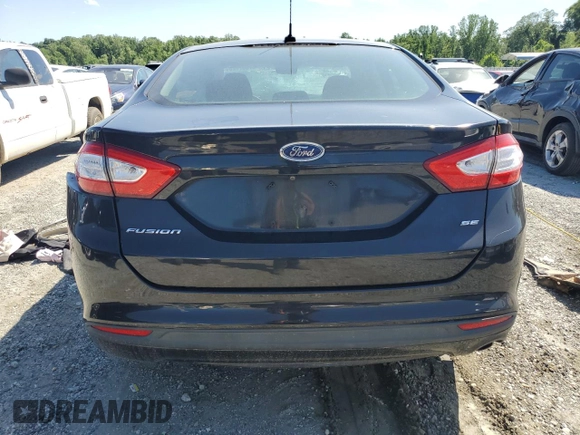 2013 Ford Fusion SE with VIN 3FA6P0H74DR338651, listed as a Copart auction lot 57567125 with Not provided miles and Salvage title. Bid and sale history available at DreamBid. Image 6.
