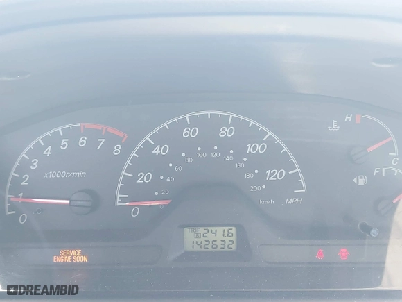 2004 Mitsubishi Lancer ES with VIN JA3AJ26E14U065498, listed as a IAAI auction lot 41887945 with 142,632 mi miles. Bid and sale history available at carsss.com. Image 7.