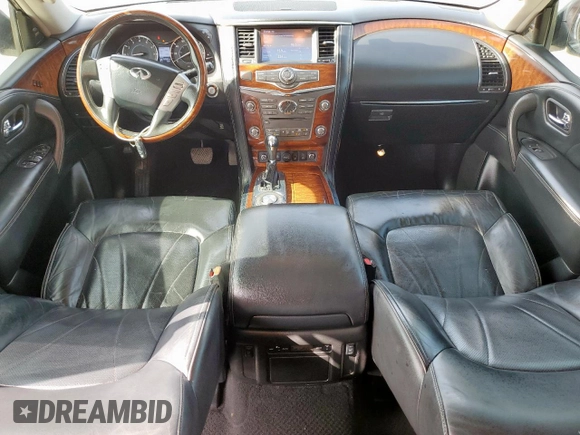 2016 Infiniti QX80 with VIN JN8AZ2NF3G9611394, listed as a Copart auction lot 63122345 with 165,281 mi miles and Salvage title. Bid and sale history available at DreamBid. Image 8.