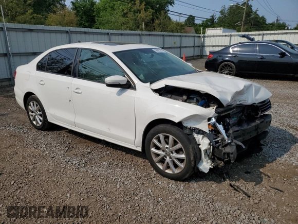 2012 Volkswagen Jetta SE with VIN 3VWDP7AJ3CM373089, listed as a Copart auction lot 59805205 with 123,345 mi miles and Salvage title. Bid and sale history available at DreamBid. Image 4.