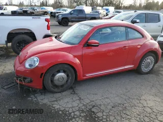 2013 Volkswagen Beetle 2.5L with VIN 3VWJP7AT8DM676584, listed as a Copart auction lot 47134515 with 96,072 mi miles and Salvage Title. Bid and sale history available at DreamBid. Image 1.
