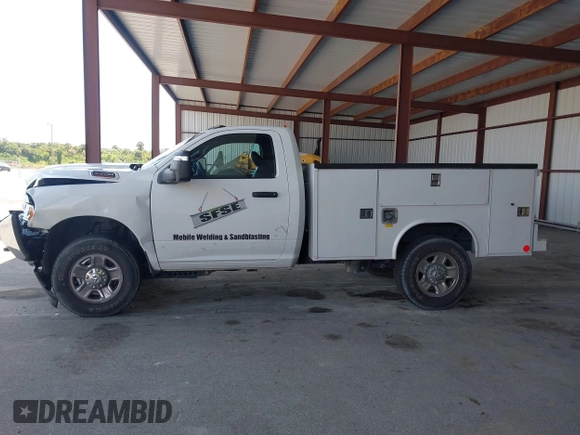 2023 Ram 2500 with VIN 3C7WR5AJ7PG567772, listed as a IAAI auction lot 42180314 with 48,197 mi miles and . Bid and sale history available at DreamBid. Image 14.
